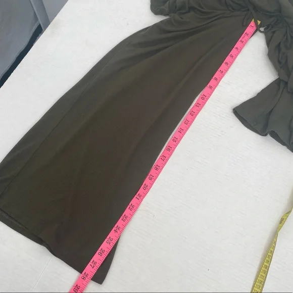 MICHAEL STARS Pantsuit Jumpsuit Small Olive Green - Picture 7 of 8